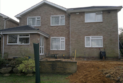 Orangery & Kitchen - Before